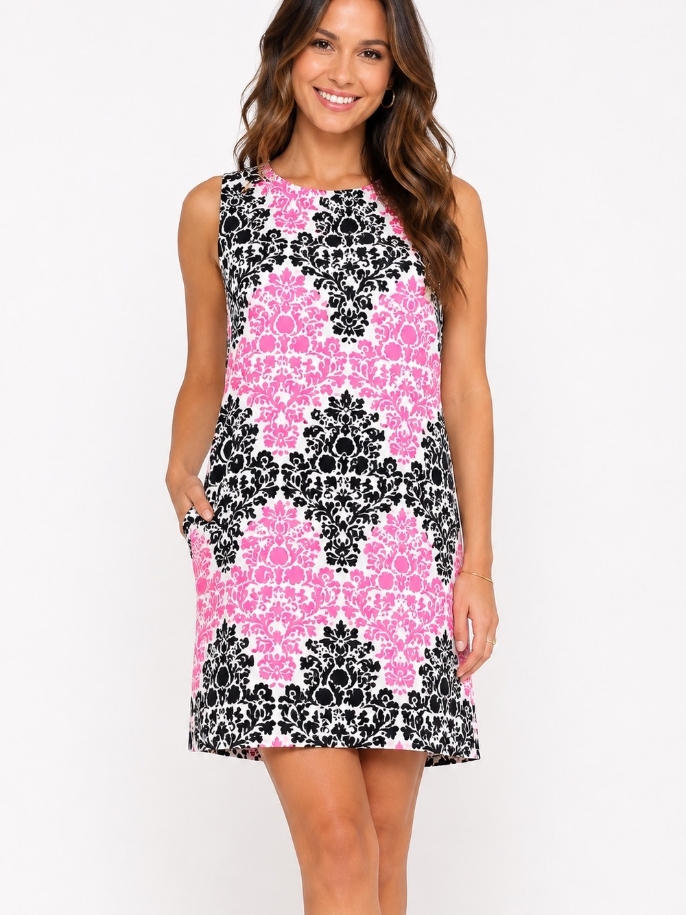 Monteau Los Angeles Sleeveless Shift Dress